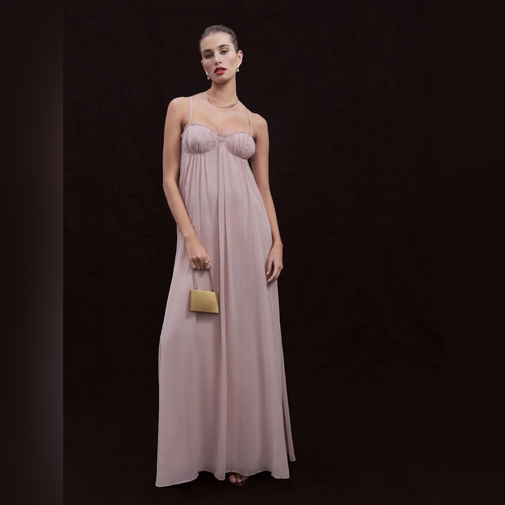 Reformation Blush Pink Maxi Dress